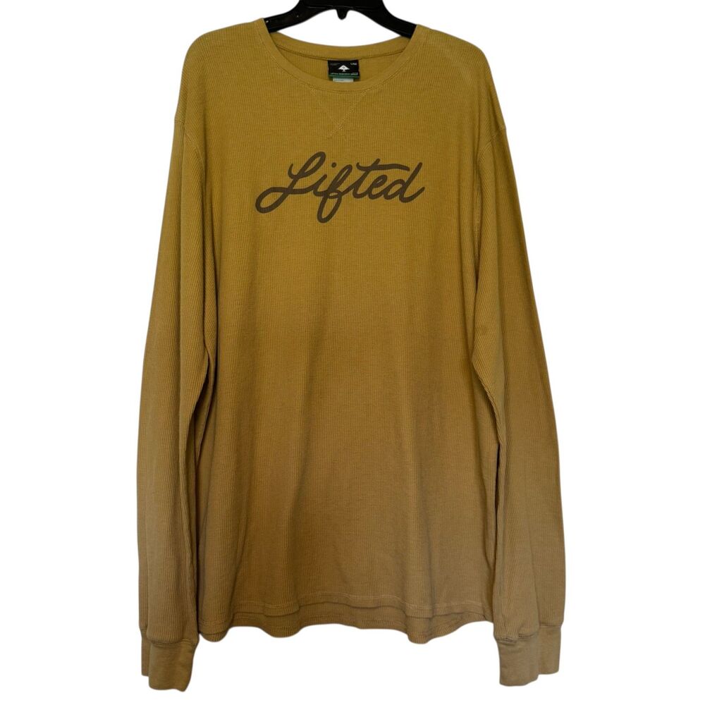 LIFTED RESEARCH GROUP LRG men's size 3XL thermal "Lifted" logo long sleeve top